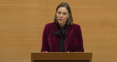 Samantha Besson, membre du Conseil de Fondation GESDA, inaugure sa leçon « Reconstruire l’ordre institutionnel international » au Collège de France