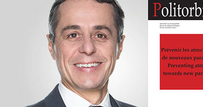 Ignazio Cassis met GESDA en lumière dans son éditorial de «Politorbis»