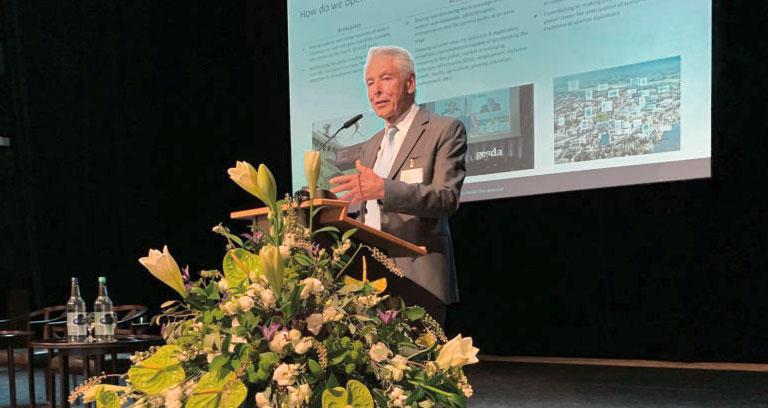 Peter Brabeck-Letmathe presents GESDA’s plans to the Swiss Ambassadors’ conference